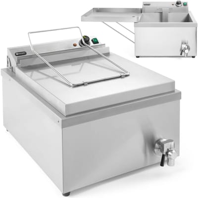 Friteuse friteuse machine voor het frituren van vis donuts met rek 12 l 3500 W - Hendi 205914