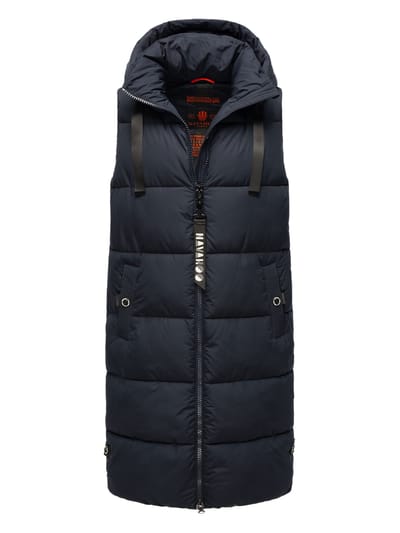 Navahoo dames lange bodywarmer Schnuffelchen – Warm & Stijlvol met Capuchon