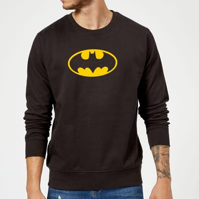Justice League Batman Logo Sweatshirt - Black - L