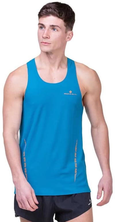 Ronhill Tech Race Mouwloos T-shirt Blauw XL Man