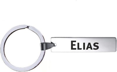 Sleutelhanger Met Naam - Elias - RVS
