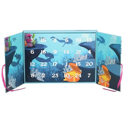 Adventskalender meisjes - Sealife - 12-Paar sokken - Maat 31/36 - adventkalender kinderen - adventkalender kerst