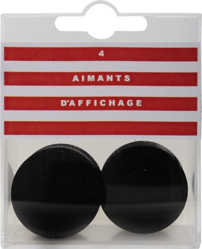 Exacompta Doos met 4 magneten F32 - 32mm diameter - Zwart - 32001E