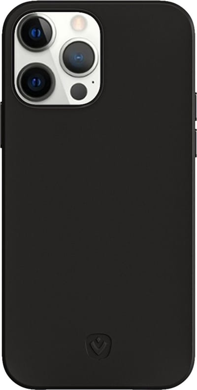 Valenta - Back Cover Snap Luxe - Leer - Zwart - iPhone 13 Pro Max