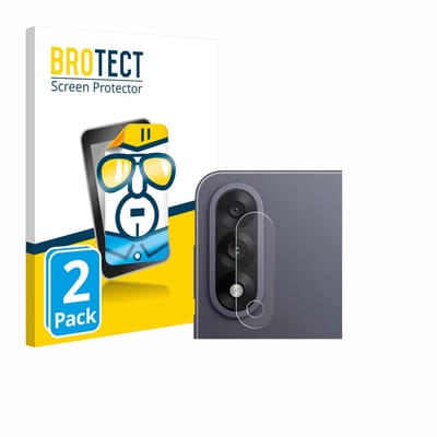 BROTECT - Screenprotector voor OnePlus Nord 5 (ALLEEN Camera Lens) - Folie Beschermfolie transparant 2 Stuks