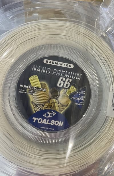 Toalson - Badminton - NANO PREMIUM 66 - WIT