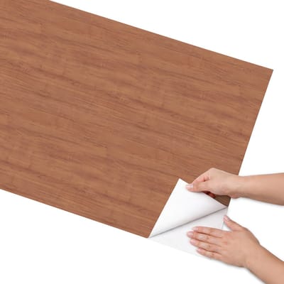 Coloray Meubel Wrap Folie - Bruin Meubelfolie - 65x130 cm - Meubel Wrap Folie Houten motief - Plakfolie Meubels - Rustiek Meubelfolie - Decoratiefolie Zelfklevend - Slaapkamer decoratie - Texturen
