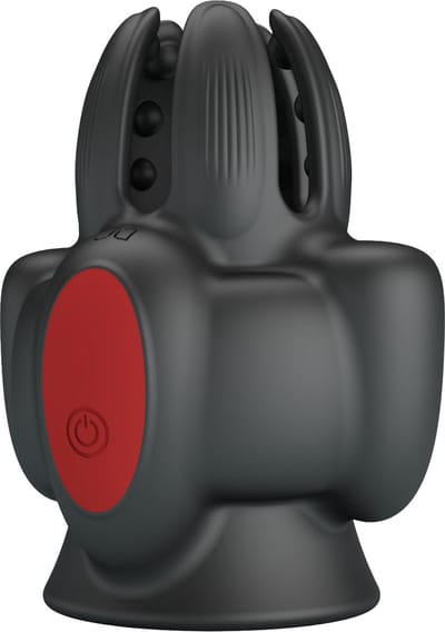 Pretty Love - Wyat - Penis Vibrator - Zwart/Rood