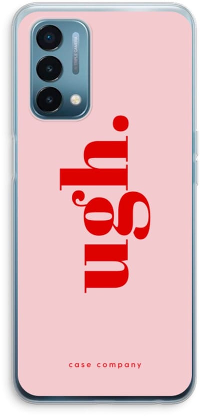 Case Company® - Hoesje geschikt voor OnePlus Nord N200 5G hoesje - Ugh - Soft Cover Telefoonhoesje - Bescherming aan alle Kanten en Schermrand