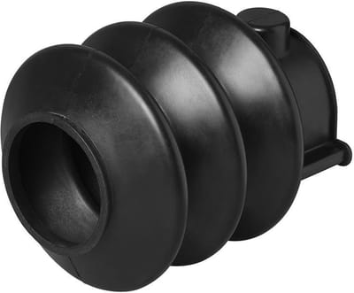 ProPlus Stofhoes voor oplooprem - Ø 55 mm - 125 mm lengte - zwart rubber - voor Knott/Avonride