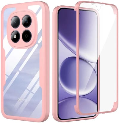 Hoesje geschikt voor Xiaomi Redmi Note 15 Pro 5G - Techsuit ColorVerse 360 Case met Screenprotector - Roze