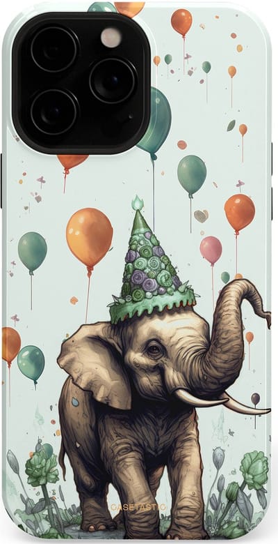 Casetastic Hoesje Geschikt voor Apple iPhone 13 Pro Max Magsafe - Stijlvolle Beschermende Duo-layer Case - Ballolifant