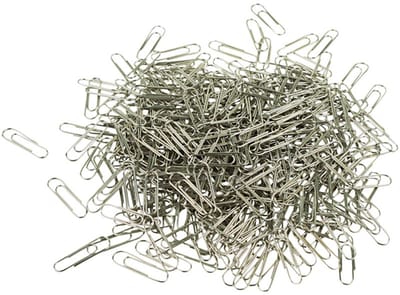 Paperclips, L: 28 mm, 1000 stuk/ 1 doos