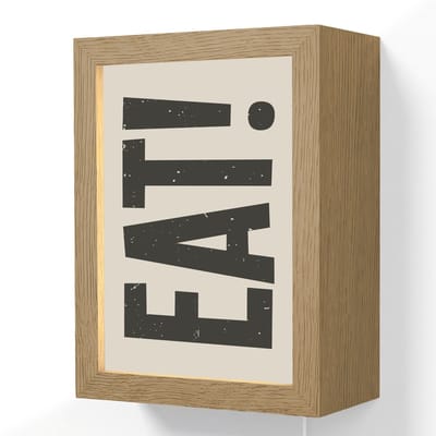 Wandlamp 15x20 cm - Oplaadbaar - Eten - zwart - Japandi - Wit - Wandlampen binnen woonkamer - Slaapkamer lamp met kabel - Decoratieve nachtlamp - Vloerlamp snoer