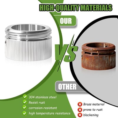Verdeler Radiatorkraan Adapter M30 x 15 Roestvrij Staal 304