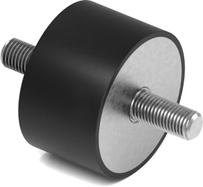 Rubbermagazijn - Trillingsdemper - Type A - 50x30mm - M10 - Set 10 stuks
