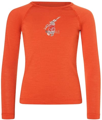 Super.natural Ski Bunny175 T-shirt Met Lange Mouwen Oranje 164 cm Kinderen