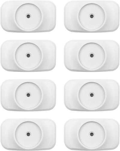 Muur Pad Hekje - Hekje Beschermer - Babykamer Beveiligen - Voorkomt Krassen - 9x5 cm - Wit