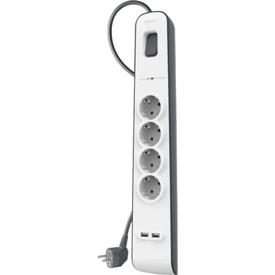 Belkin Surge Protector 4 Outlet 2 meter 2x usb