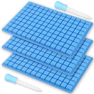 Dailygoods - Siliconen Mal voor Chocolade en IJsblokjes, 3 Stuks