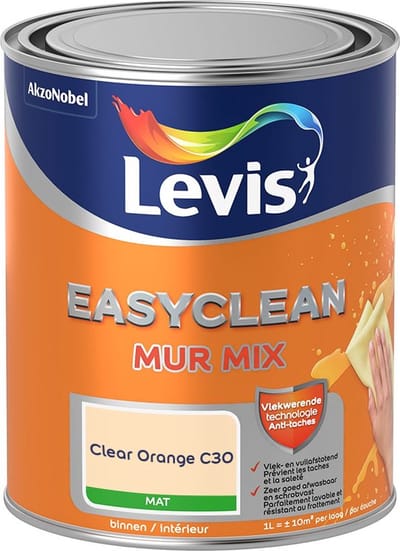 Levis - Easyclean Mur Mat Mix - Clear Orange C30 - Mengverf - 1 L