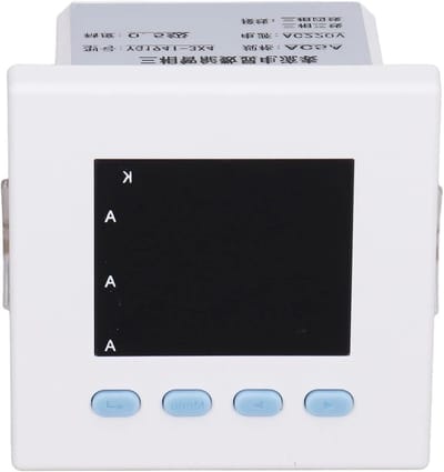Digitale Elektriciteitsmeter - Stroommeter Ampèremeter - Energie Meten - 3 Fase Intelligent - AC220V - Grijs