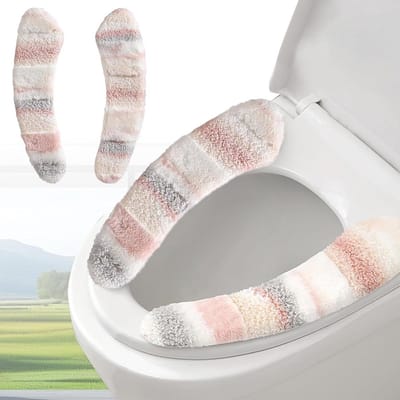 Zachte Toiletzitting - Toiletkussen Comfort - Warmte Creëren - Elektrostatische Kleving - Universele Pasvorm - Roze