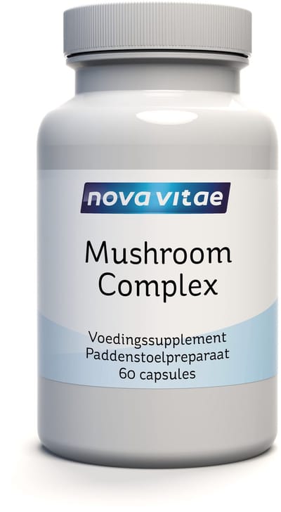 Nova Vitae - Mushroom Complex - Lions Mane - Chaga - Reishi - Cordyceps - 500 mg - 60 capsules