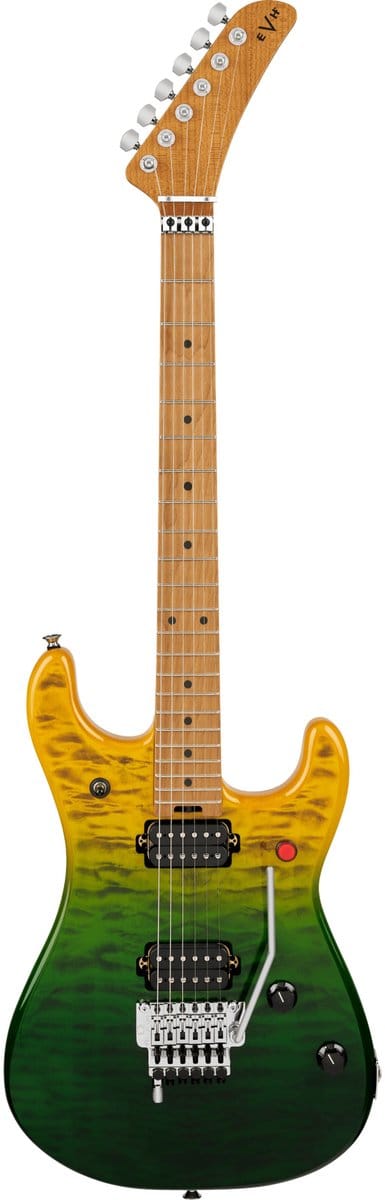 EVH 5150 Deluxe QM BM Limeade Zest - Elektrische gitaar
