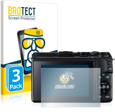 Screenprotector 3 Stuks voor Canon EOS M3 Beschermglas transparant