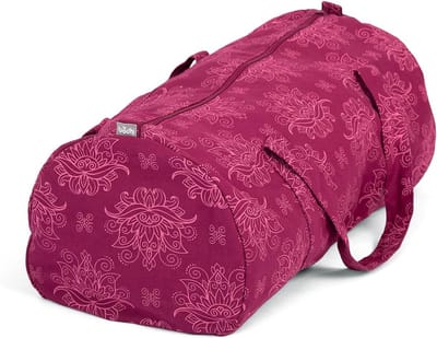 Ruime katoenen yogatas met waterdichte binnenkant, voor yogamat en accessoires