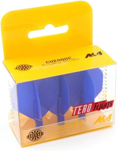 Dart Flights Standaard Navy Blauw met Geïntegreerde Telescoop en Draaiend Systeem