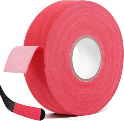 Hockey Grip Tape voor Racket - Zelfklevend Antislip Tape - 2 Rollen van 2.5cm x 25m voor IJshockey, Tennis en Squash