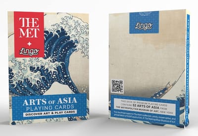 Lingo - De MET/The Metropolitan Museum of Art Collection of Asia x Ontdek kunst & 52 essentiële speel- en educatieve kaarten met belangrijke trivia | Leer de Kunsten van Azië x Ontdek kunst & woordenschat op een leuke en gemakkelijke manier | Hokusai