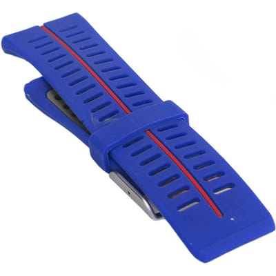 Vervangende polsband horlogeband met naald demontage gereedschap voor POLAR V800 horloge(Blauw Rood ) blue