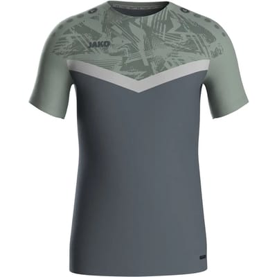 Jako Iconic T-Shirt Kinderen - Zachtgrijs / Mintgroen / Antra Light | Maat: 116