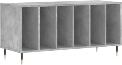 Zylo® Platenspeler Kast - Platenspeler Meubel - Ip Kast - 100x38x48cm - Beton Grijs