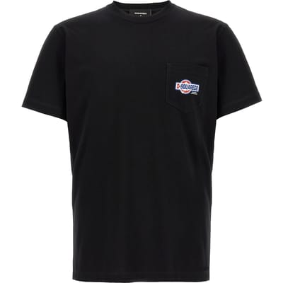 Dsquared² Zwarte Katoenen T-Shirt