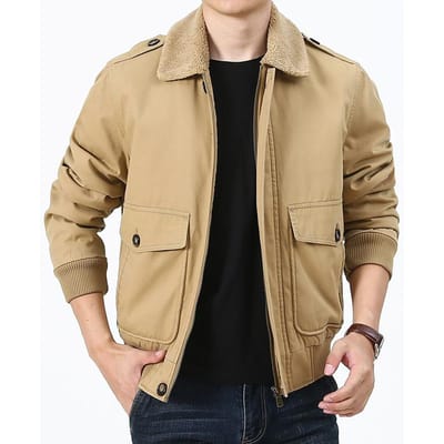 Heren Herfst en Winter Nieuwe Katoen-gevulde Kleding Heren Fluweel Verdikt Casual Grote Maat Warme Katoenen Kleding Heren Jassen 4XL black