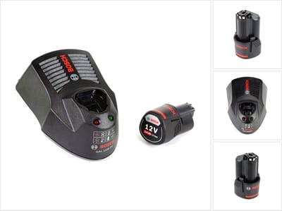 Bosch starterset 12 V met 1x GBA 12 V 3,0 Ah accu en GAL 1230 CV oplader