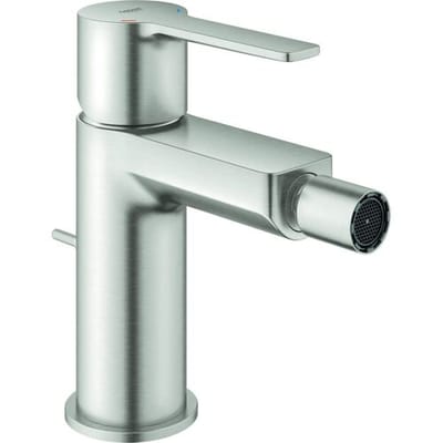 GROHE Lineare New bidetkraan S-size met waste supersteel