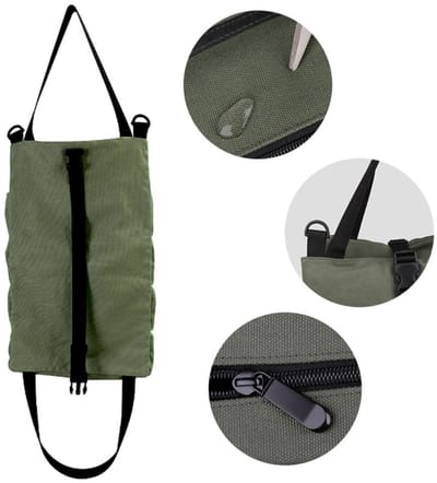 Dailygoods- Gereedschapstas - Robuust en duurzaam - Gereedschap-roltas - 5 zakken met ritssluiting - Compact en lichtgewicht - 28 x 47 cm - Oxford-stof - Gereedschaprol