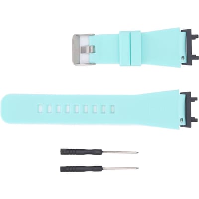 Silicone Twill Horlogeband Elastisch Comfortabel Zacht Verstelbaar Snelwissel Sport Horlogeband white