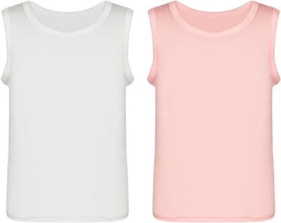 3-Pack Kleurige Meisjes Tanktops - Mouwloze Cami Vesten voor Kinderen - Zachte Spaghetti Bandjes voor Zomeroutfits