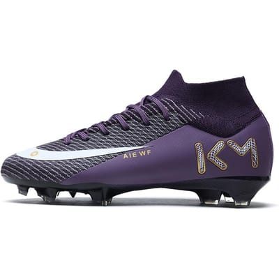 Nieuwe Hoge Kwaliteit Heren Voetbalschoenen Ultralichte Noppen Buiten Professionele Voetbalschoenen Unisex Hete Verkoop Dames Wedstrijd FG Sneakers 35 blue