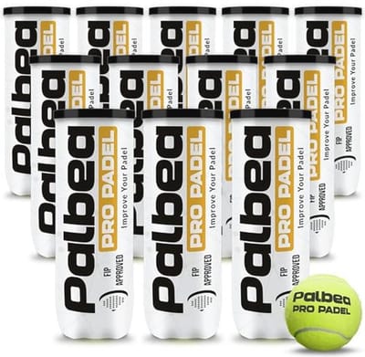 FIP Goedgekeurde Padelballen - 1 Doos x 24 Tubes met 3 Hoogzichtbare Padelballen van Hoge Kwaliteit