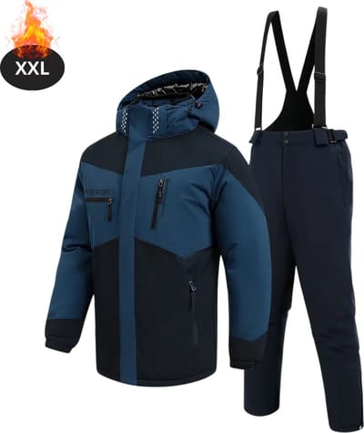 Bovista Skipak - SkiBroek - Skijas - Ski Suit - Wintersport - Heren - 2-Delig - Blauw - Maat XXL