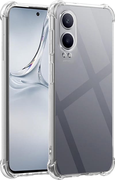 Techsuit Shockproof Silicone Back Cover hoesje voor OnePlus Nord CE 4 Lite - Transparant