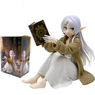 Frieren Beyond Journey End Anime PVC Figuur Collectie Model Poppetje Beeldje Bureau Decoratie Speelgoed voor Fans black
