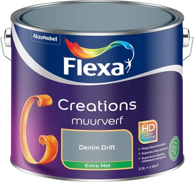 Flexa - Creations Muurverf Extra Mat - Denim Drift - 2,5 L